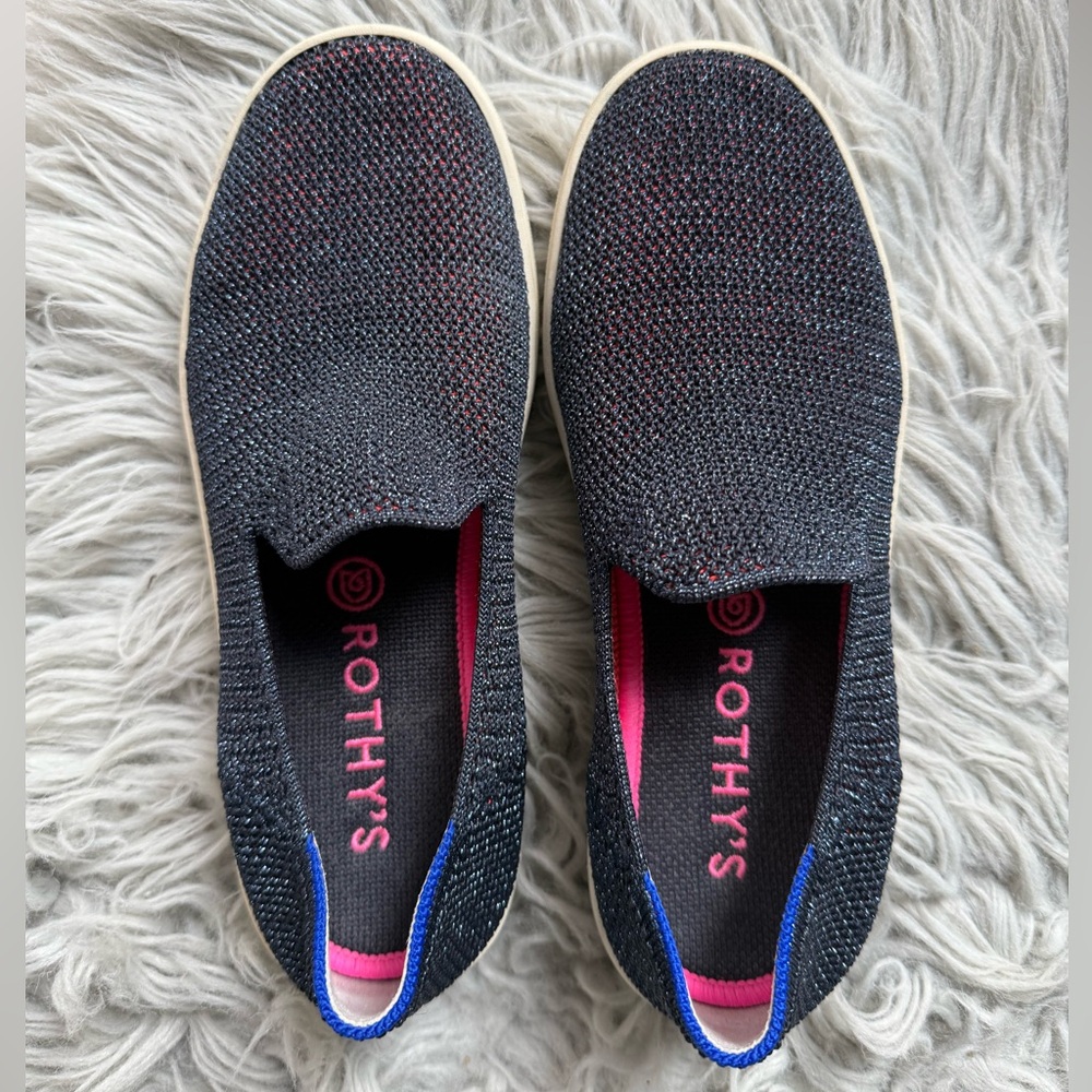 Sz 6 Rothys — limited edition sparkle sneakers — Black Friday / holiday
